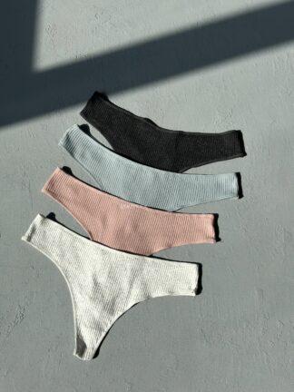 Стрінги в рубчик (0122)