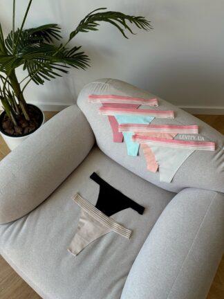 Безшовні стрінги з резинкою (0932)