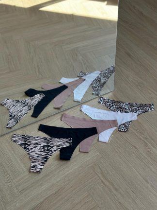 Безшовні стрінги з принтом (1065)