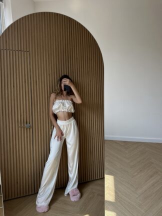 Піжама 3в1 (топ, шорти, штани) (1091)