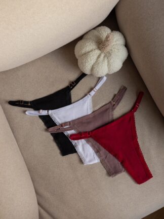 Стрінги в рубчик на регуляторах (1567)