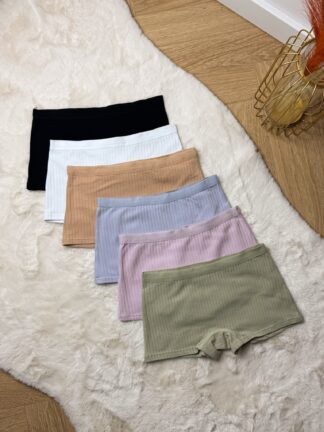 Шортики в рубчик на резинці (1593)