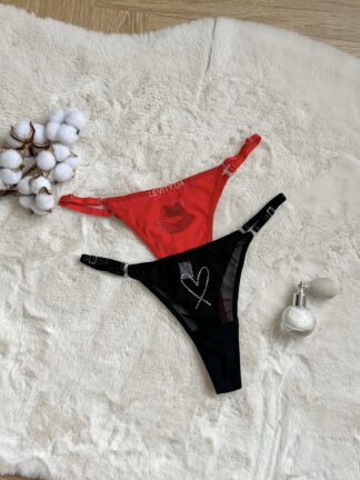 Стрінги в сіточку зі стразами (1637)