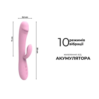 Вібратор кролик Sunny рожевий