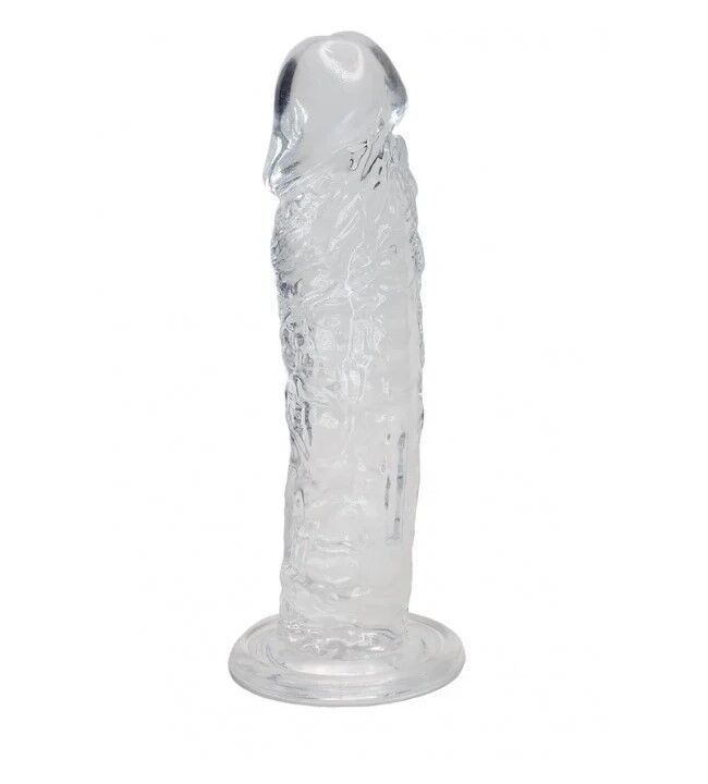 Прозорий фалоімітатор Alive Jelly Dildo Empire, ТПЕ, присоска, діаметр 4,3см, довжина 19,3см - купити в LEVITY Прозорий фалоімітатор Alive Jelly Dildo Empire, ТПЕ, присоска, діаметр 4,3см, довжина 19,3см