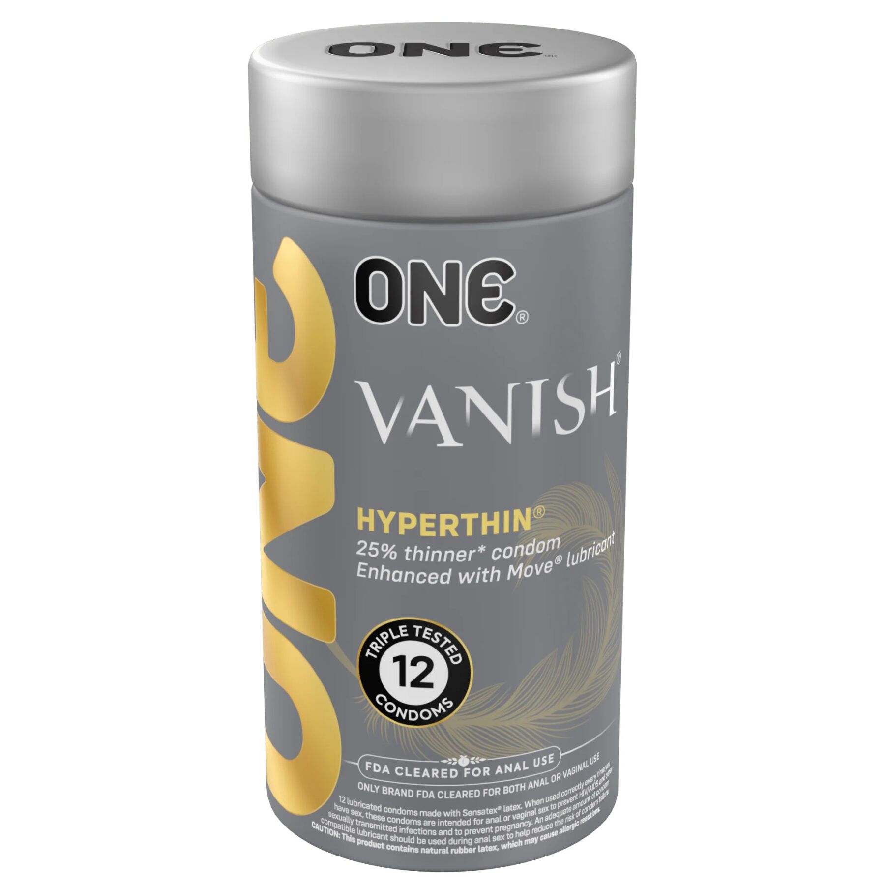 Презервативи ONE Vanish Hyperthin, 12 шт, ультратонкі, зі змазкою, подарункове паковання-тубус - купити в LEVITY Презервативи ONE Vanish Hyperthin, 12 шт, ультратонкі, зі змазкою, подарункове паковання-тубус
