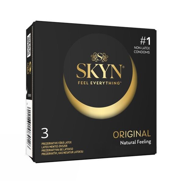 Безлатексні преміум-презервативи SKYN Original 3 шт - купити в LEVITY Безлатексні преміум-презервативи SKYN Original 3 шт